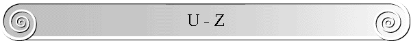 U - Z